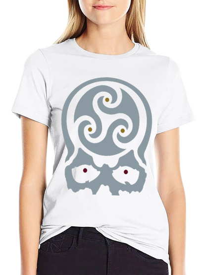 Skull Triskele Graphic T-Shirt
