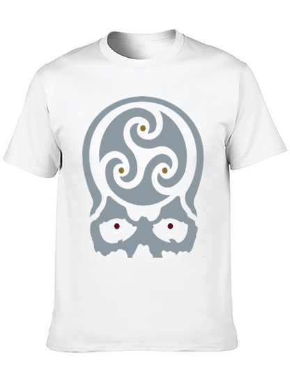 Skull Triskele Graphic T-Shirt