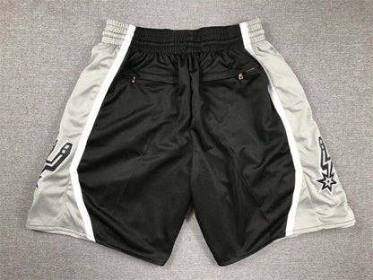 Men's San Antonio Spurs Black Pocket Shorts1