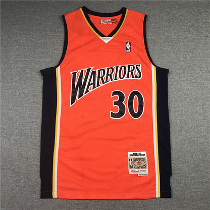 Men's Golden State Warriors Stephen Curry Fanatics Branded Orange Classic Jerseys