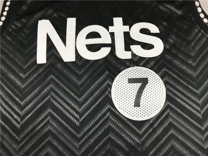 Men's Brooklyn Nets Kevin Durant #7 Black 2020/21 Swingman Player Jerseys