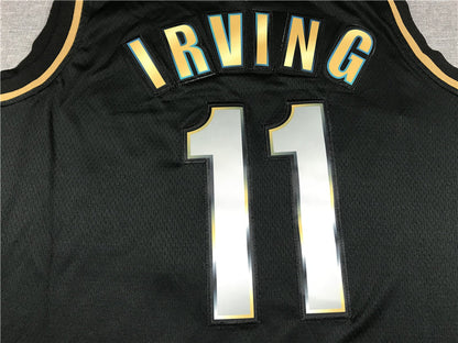 Men's Brooklyn Nets Kyrie Irving Black 2020/21 Swingman Player Jerseys