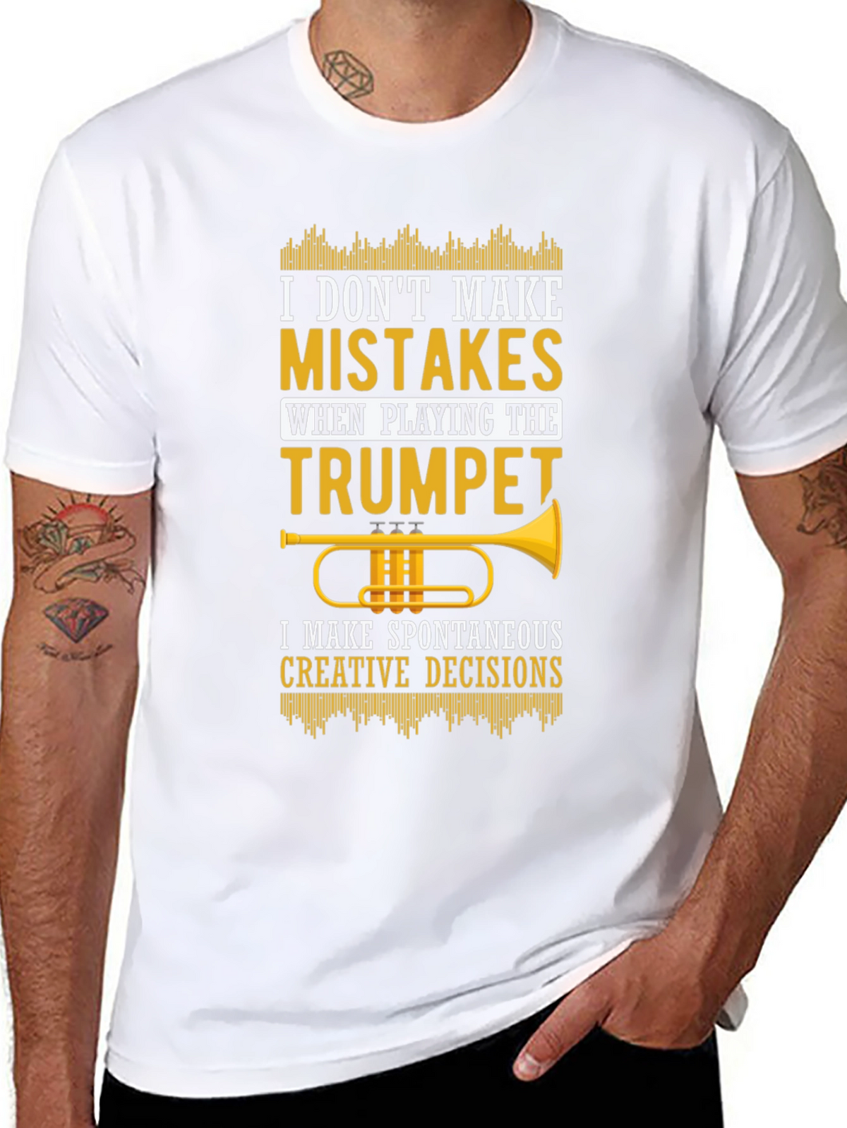 Trumpet Player T-Shirt - Spontaneous Creative Decisions