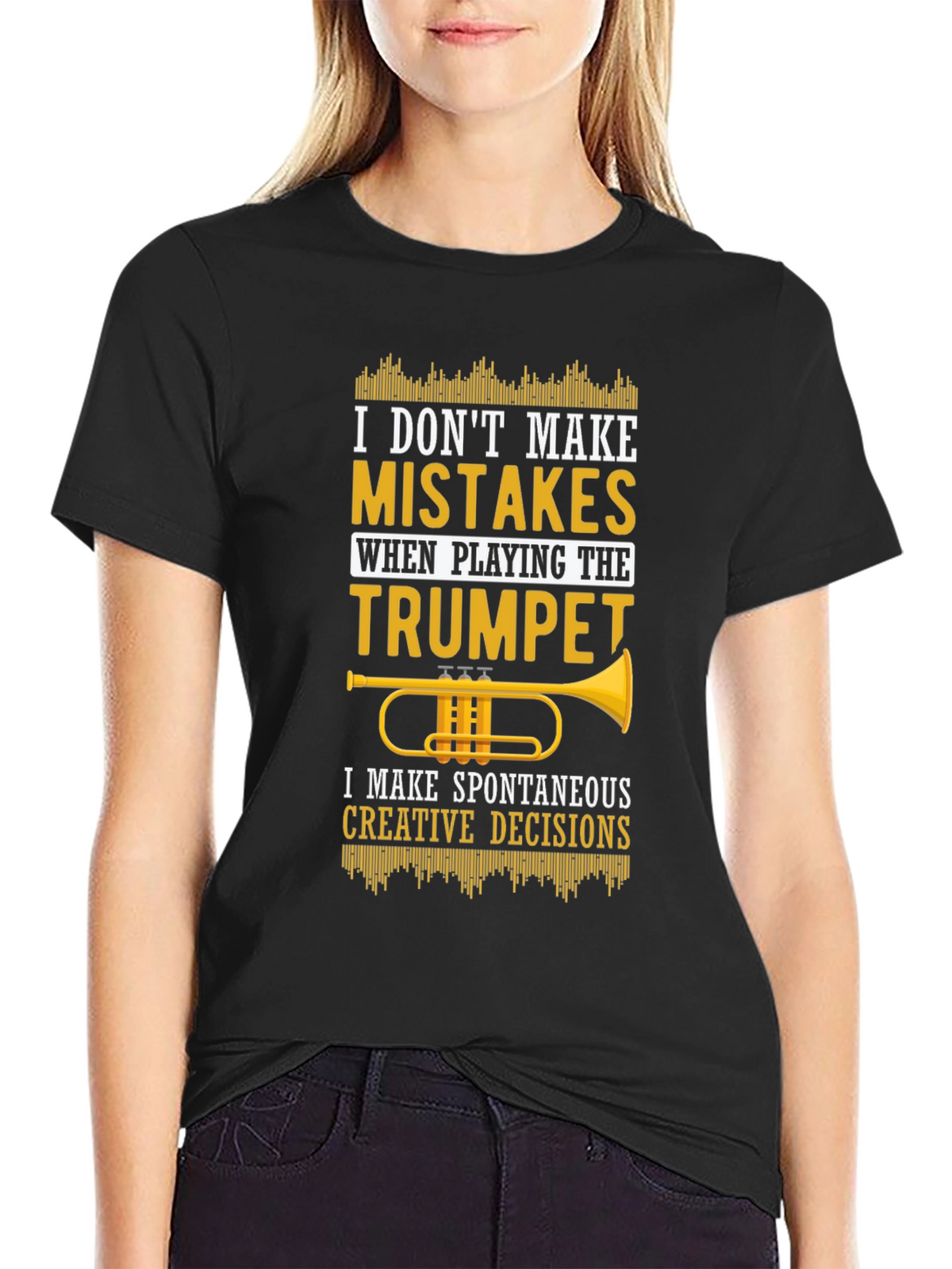 Trumpet Player T-Shirt - Spontaneous Creative Decisions