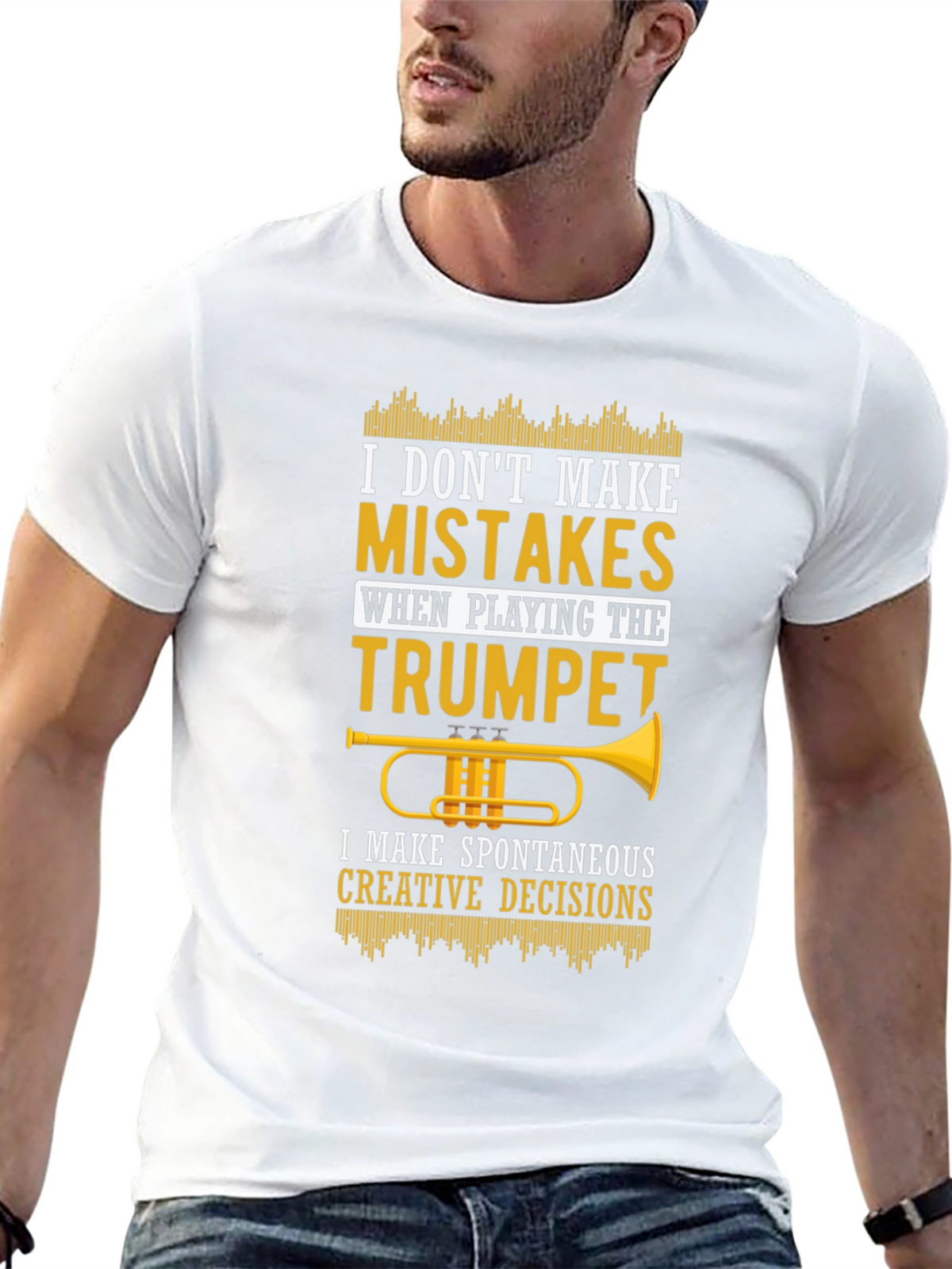 Trumpet Player T-Shirt - Spontaneous Creative Decisions