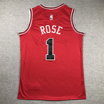 Men's Chicago Bulls Derrick Rose #1 Red Swingman Jerseys