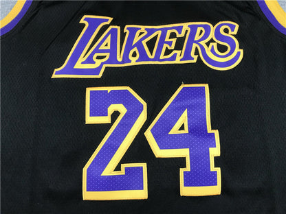 Men's Los Angeles Lakers Kobe Bryant #24 Black 2020/21 Swingman Player Jerseys
