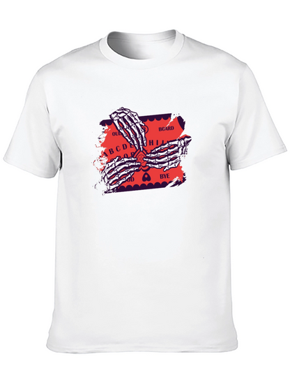 Ouija Board Skeleton Hands Graphic Tee
