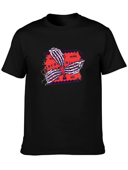 Ouija Board Skeleton Hands Graphic Tee