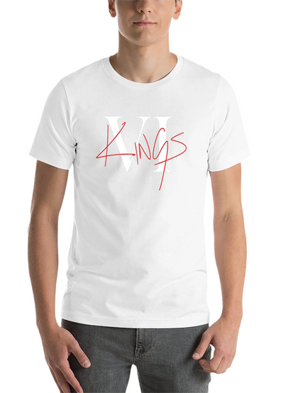 VI Kings Graphic Tee - Black Crew Neck T-Shirt