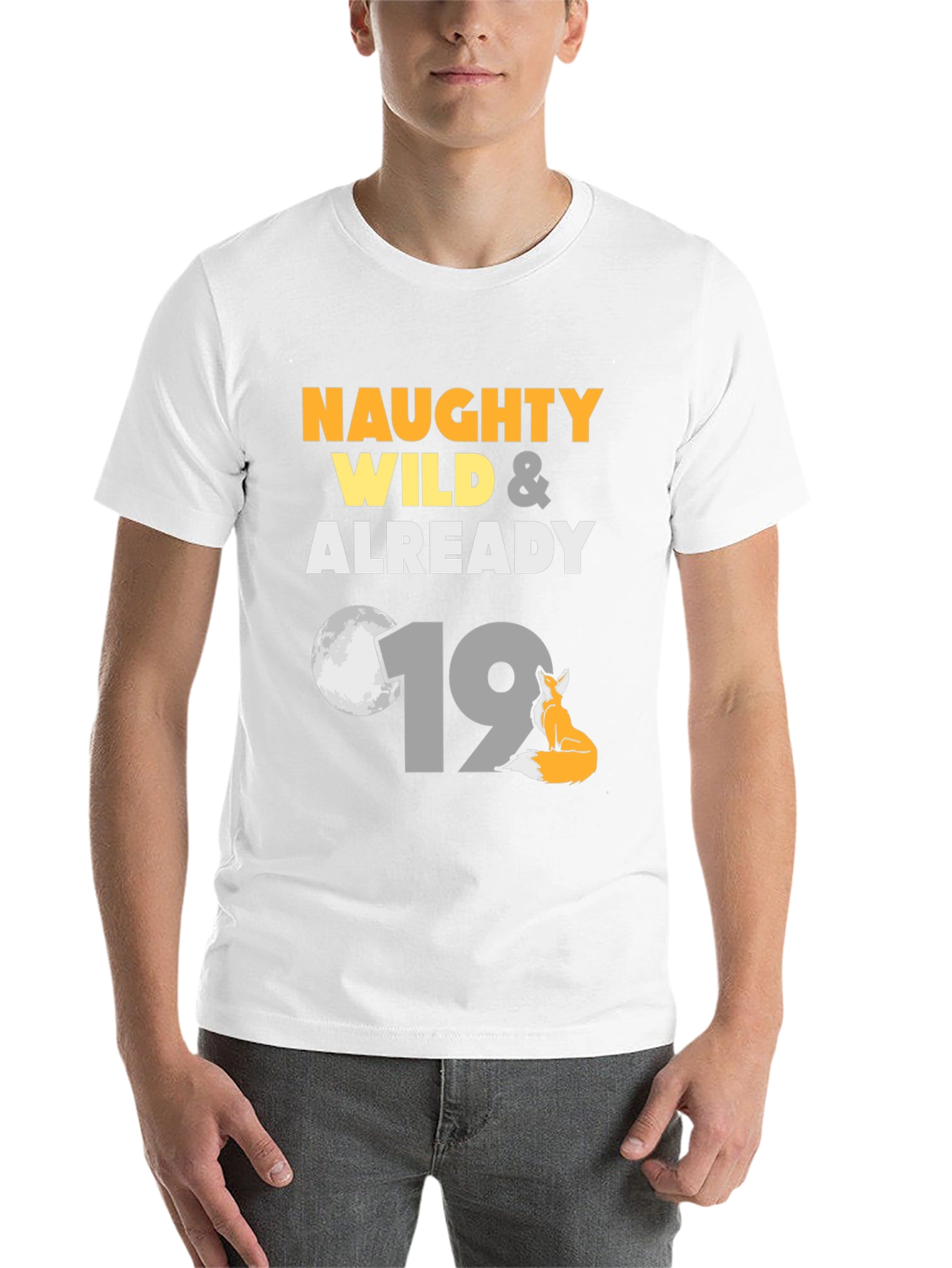 Naughty Wild 19th Birthday Graphic Tee