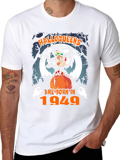 Halloweens Born In 1949 Black T-Shirt
