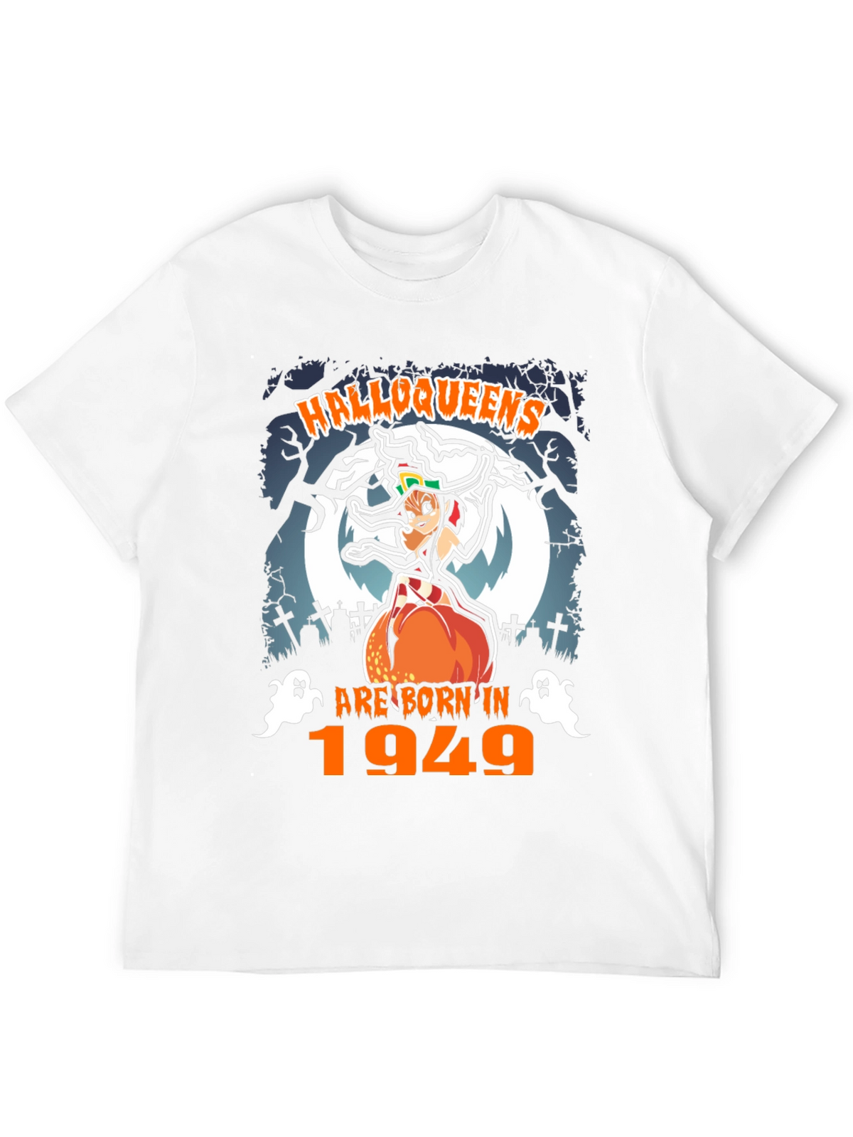 Halloweens Born In 1949 Black T-Shirt