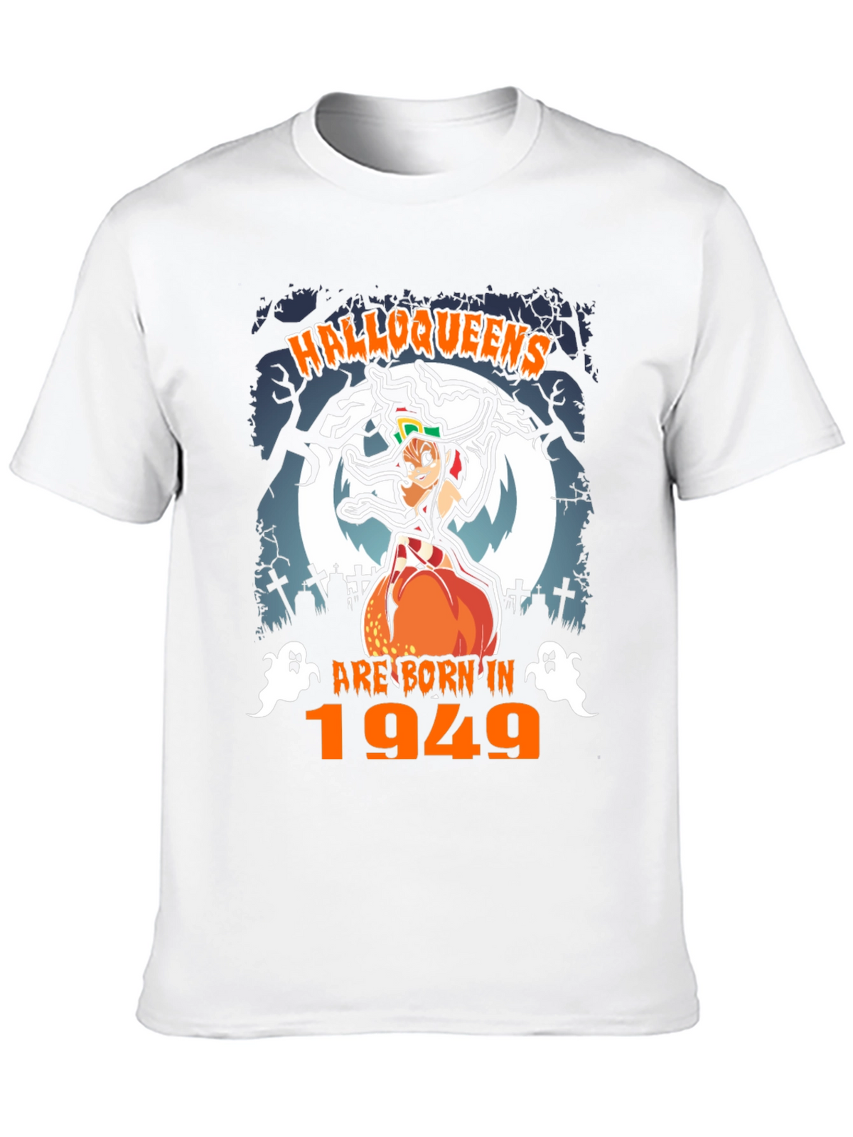 Halloweens Born In 1949 Black T-Shirt