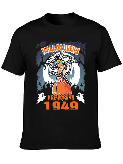 Halloweens Born In 1949 Black T-Shirt