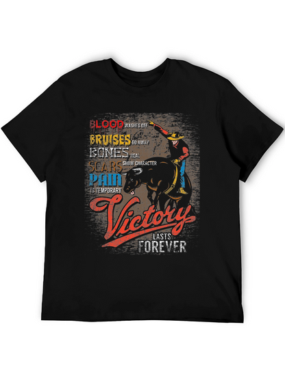 Cowboy Victory T-Shirt: Blood Bruises Bones & Scars