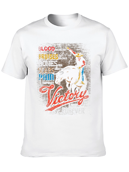 Cowboy Victory T-Shirt: Blood Bruises Bones & Scars