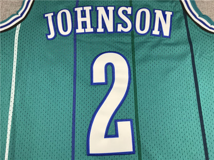 Men's Charlotte Hornets Larry Johnson 1992-93 Hardwood Classics Swingman Jerseys