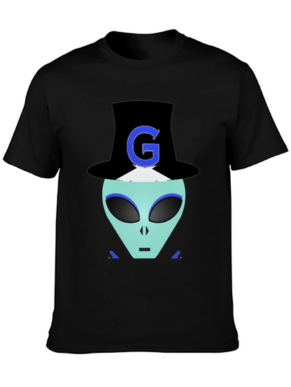 Alien G Top Hat Black T-Shirt