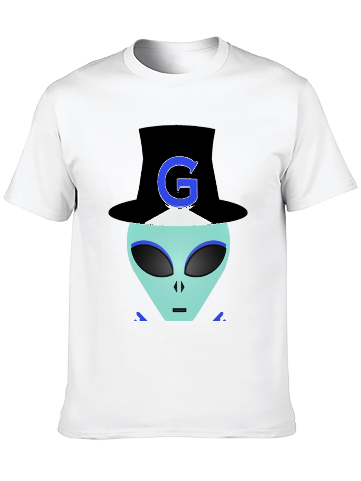 Alien G Top Hat Black T-Shirt