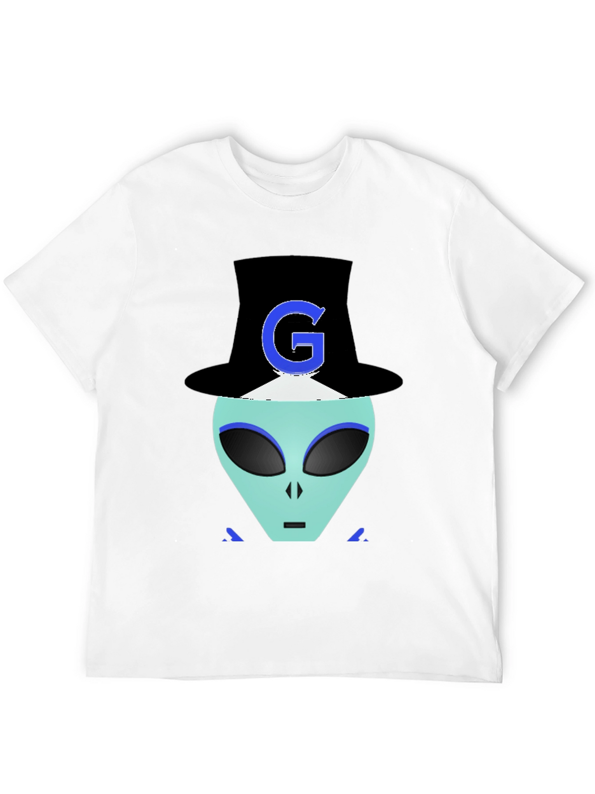 Alien G Top Hat Black T-Shirt