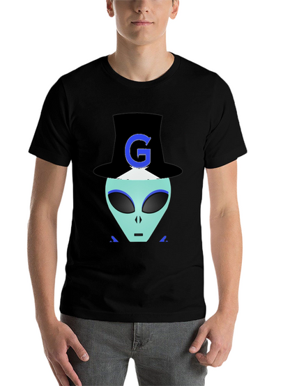 Alien G Top Hat Black T-Shirt