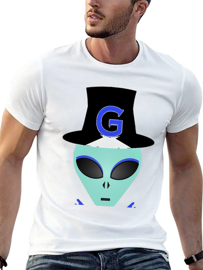 Alien G Top Hat Black T-Shirt