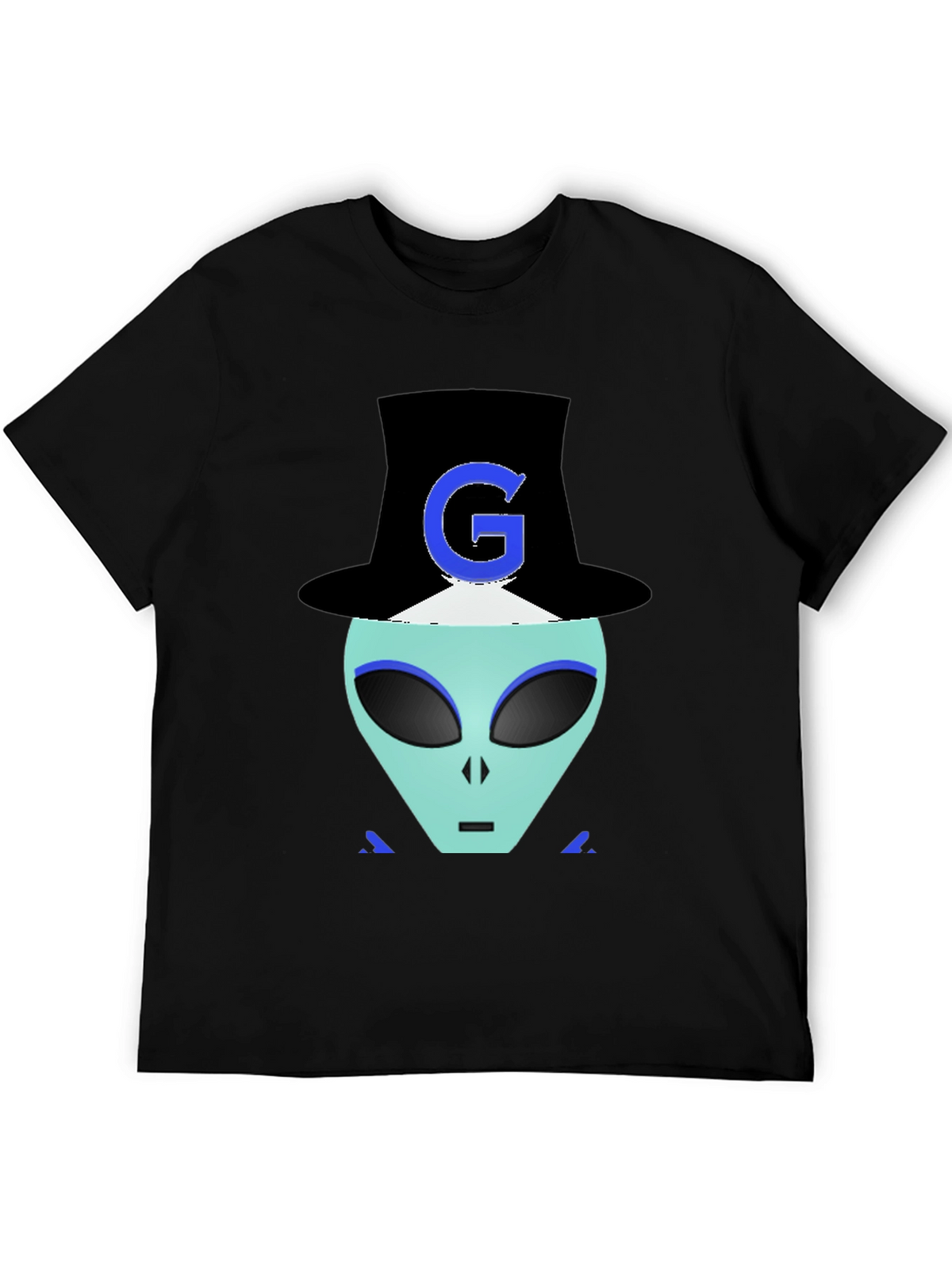 Alien G Top Hat Black T-Shirt