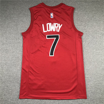 Men's Toronto Raptors Kyle Lowry Red 2021/22 Diamond Swingman Fashion Jerseys