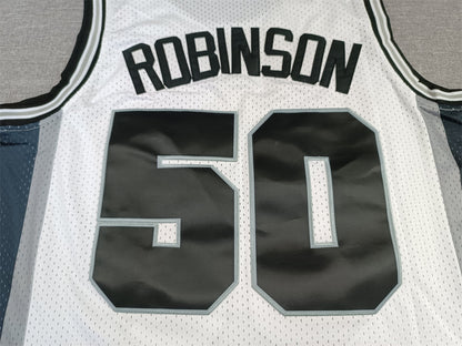 Men's San Antonio Spurs David Robinson White 1998-99 Classics Swingman Jerseys