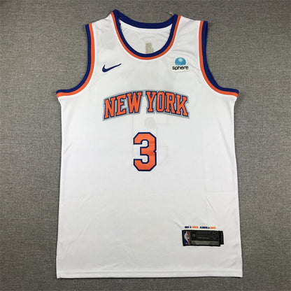 Men's New York Knicks Josh Hart #3 White Swingman Jerseys - Association Edition