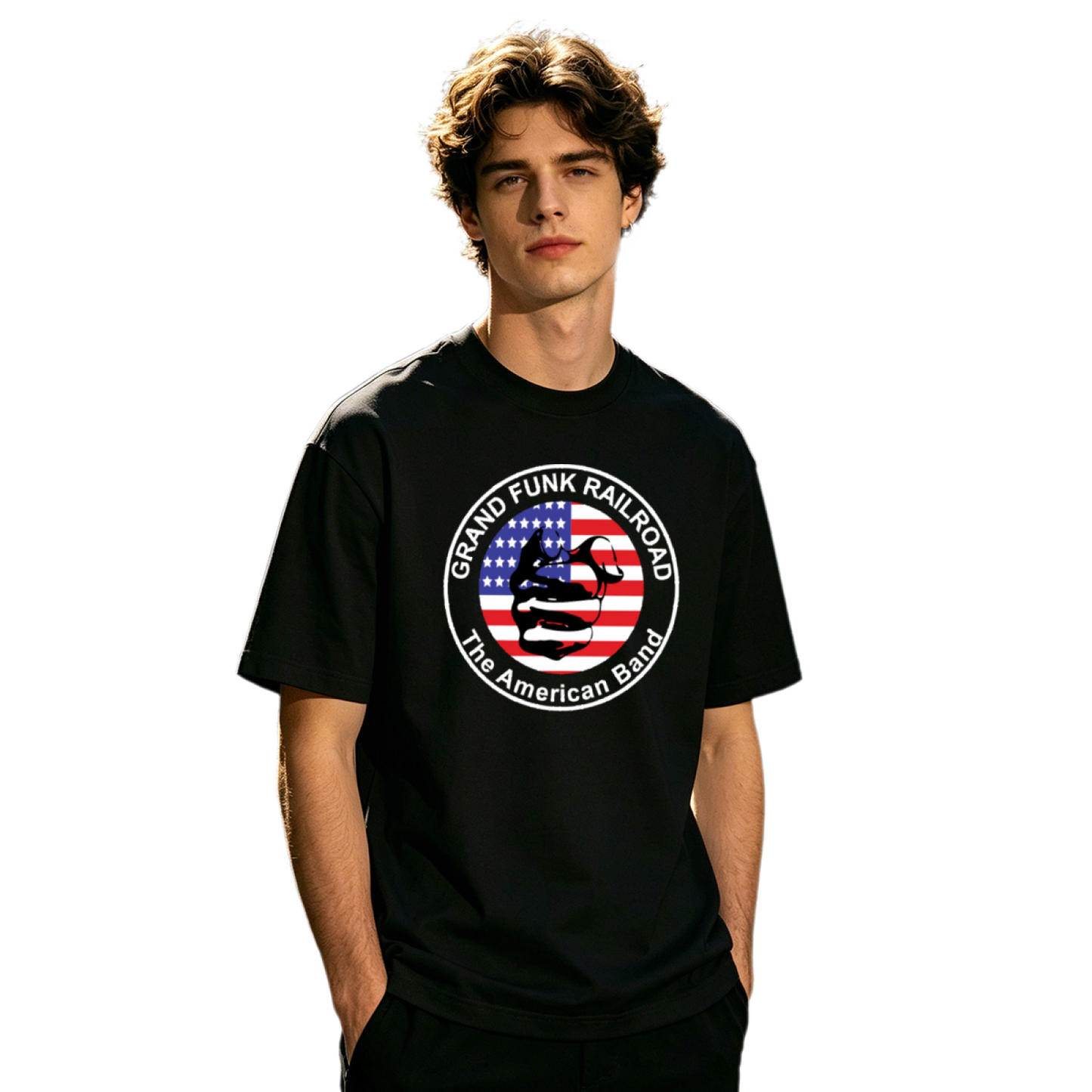 Men's Funny Retro Biker Skull Motorcycle Classic Graphic T-Shirt