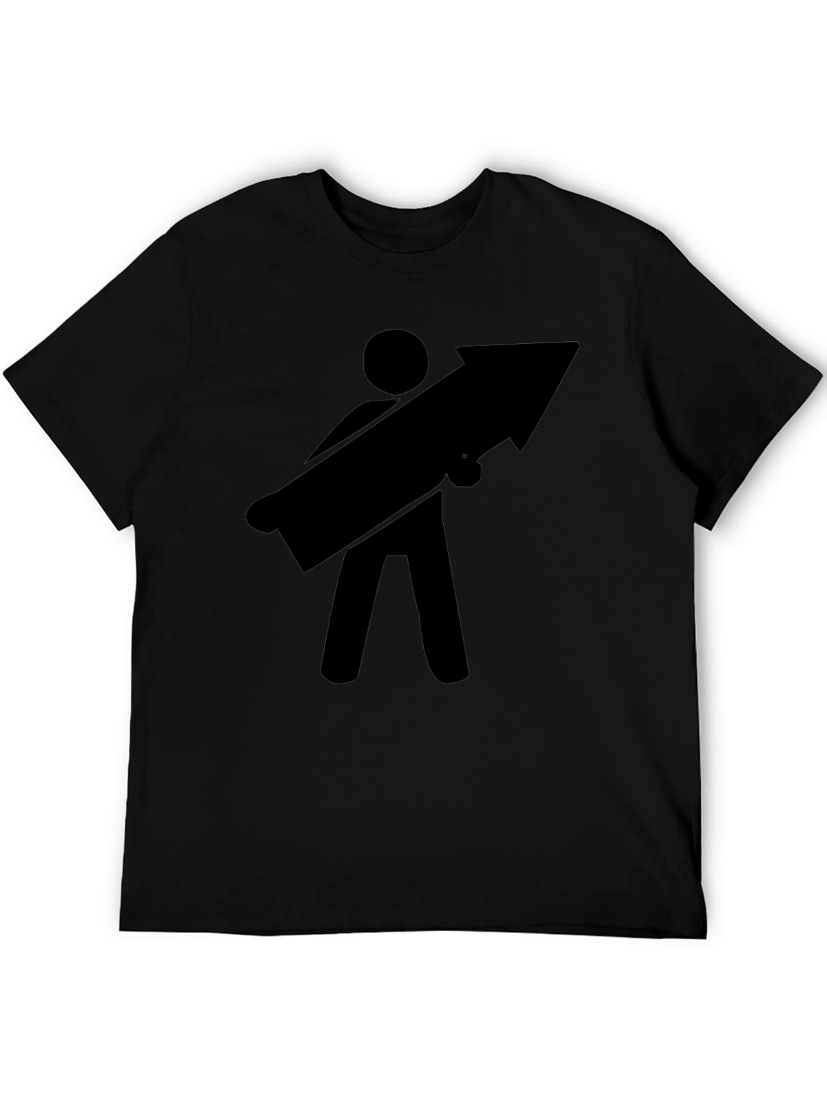 Arrow Carrier Black T-Shirt - Humorous Graphic Tee