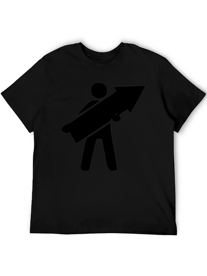 Arrow Carrier Black T-Shirt - Humorous Graphic Tee