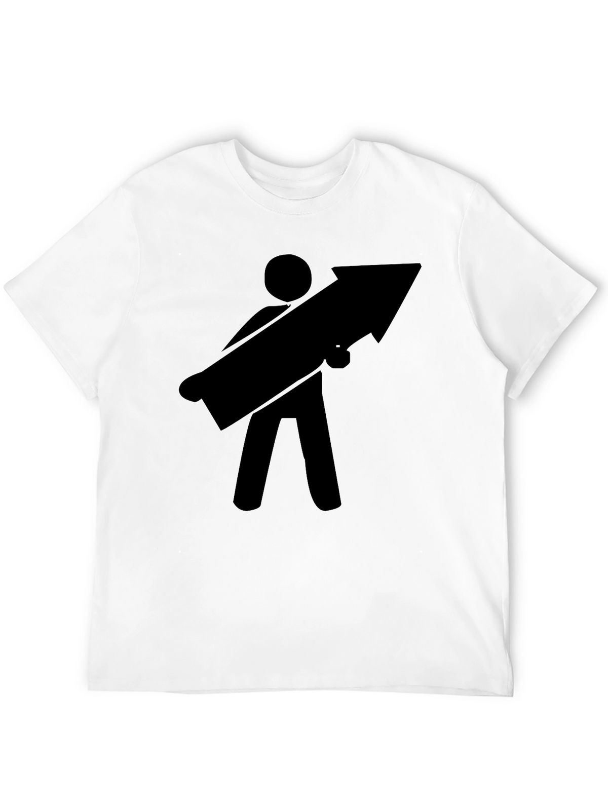 Arrow Carrier Black T-Shirt - Humorous Graphic Tee
