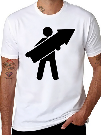 Arrow Carrier Black T-Shirt - Humorous Graphic Tee