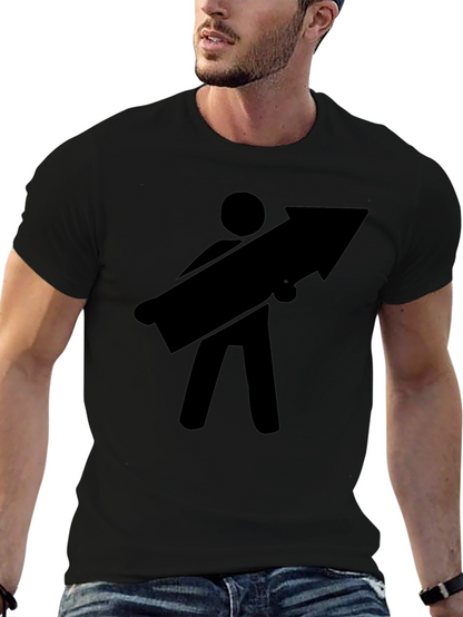 Arrow Carrier Black T-Shirt - Humorous Graphic Tee