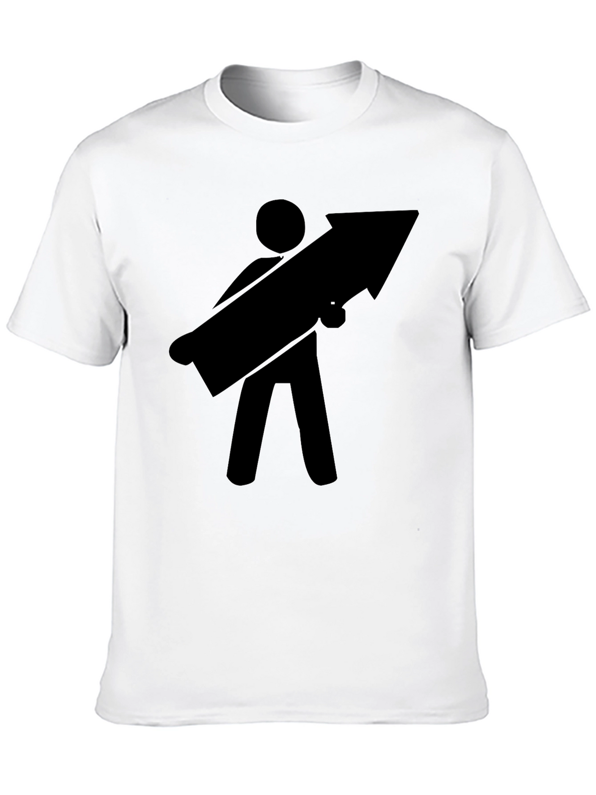 Arrow Carrier Black T-Shirt - Humorous Graphic Tee