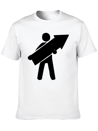 Arrow Carrier Black T-Shirt - Humorous Graphic Tee