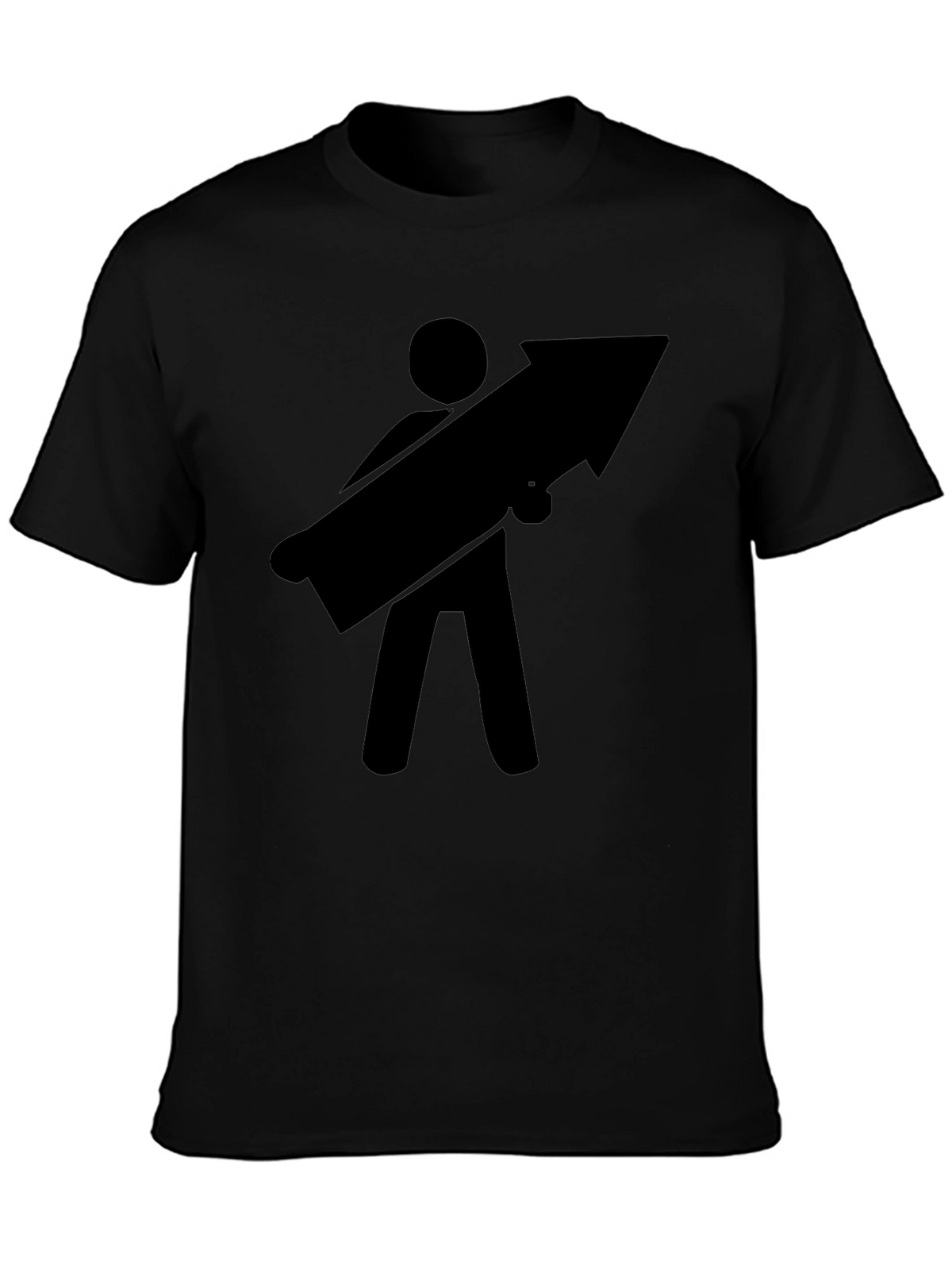 Arrow Carrier Black T-Shirt - Humorous Graphic Tee