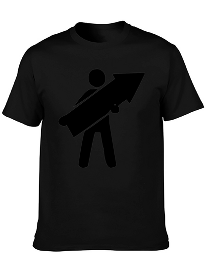 Arrow Carrier Black T-Shirt - Humorous Graphic Tee