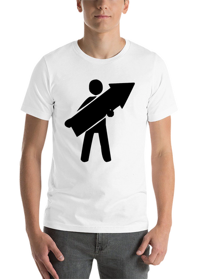 Arrow Carrier Black T-Shirt - Humorous Graphic Tee