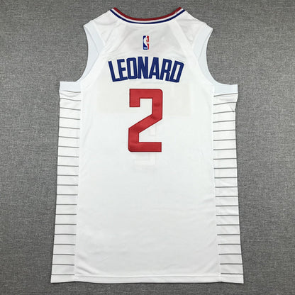 Men's LA Clippers Kawhi Leonard Nike White 2022/23 Swingman Jerseys - Association Edition