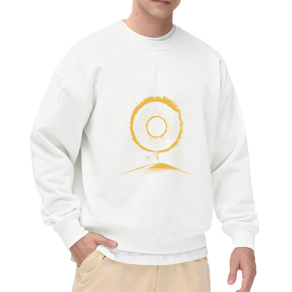 Minimalist Dune Arrakis Sun Desert Graphic Crewneck Sweatshirt