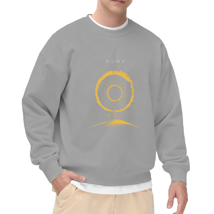 Minimalist Dune Arrakis Sun Desert Graphic Crewneck Sweatshirt
