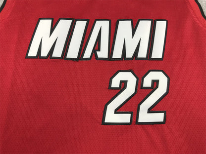 Men's Miami Heat Jimmy Butler #22 NBA Red Swingman Jerseys