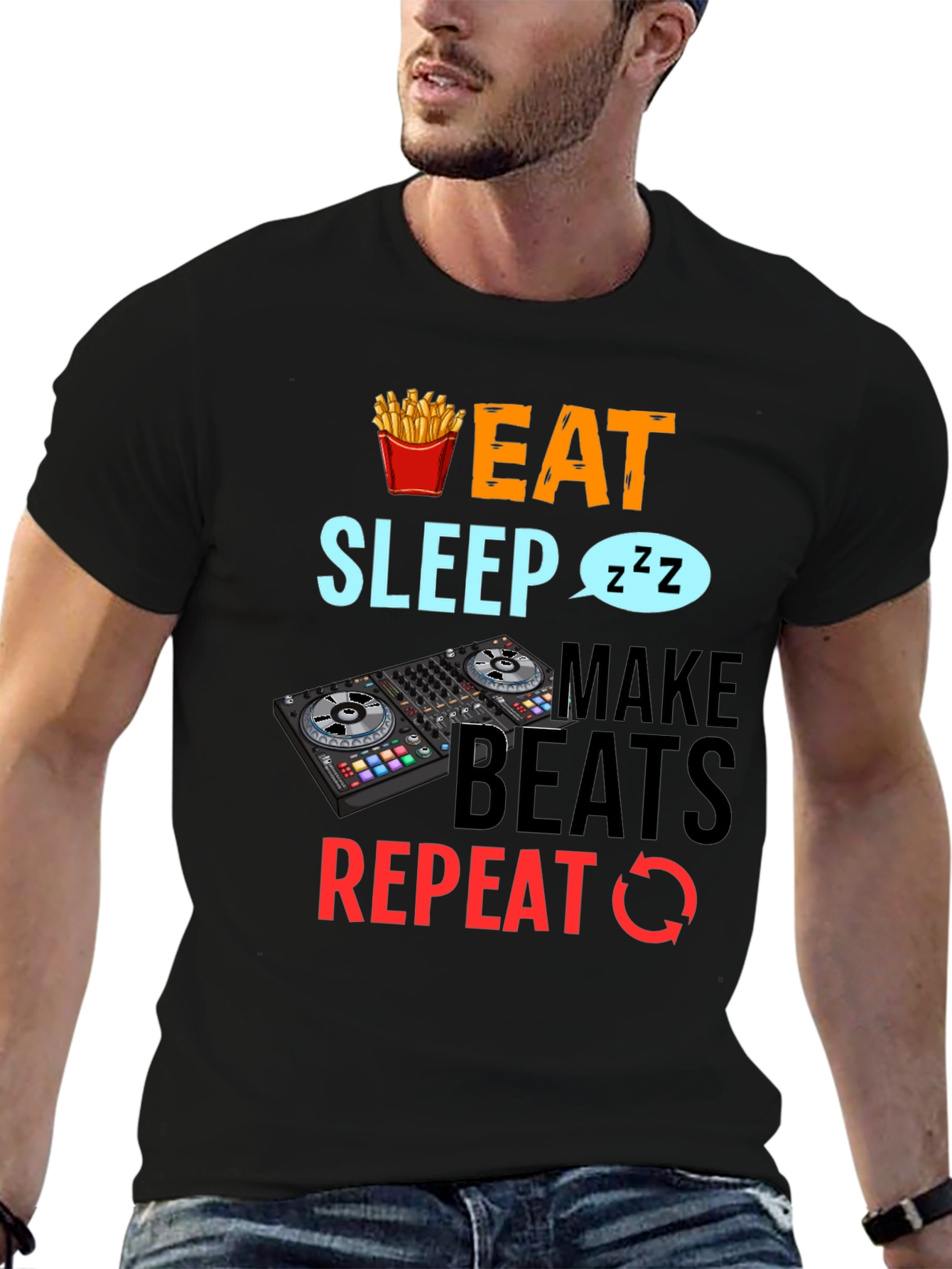 Eat Sleep Make Beats DJ T-Shirt