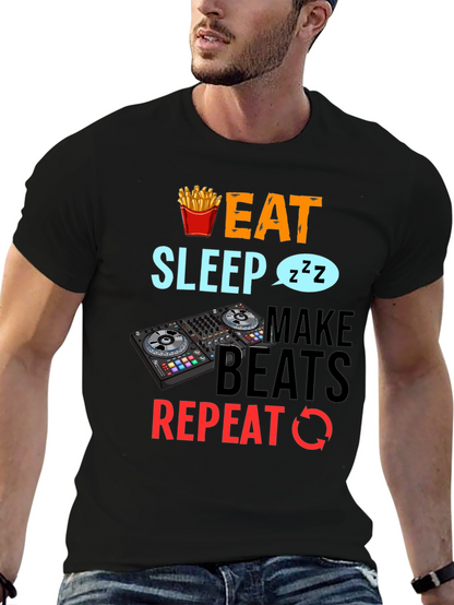 Eat Sleep Make Beats DJ T-Shirt