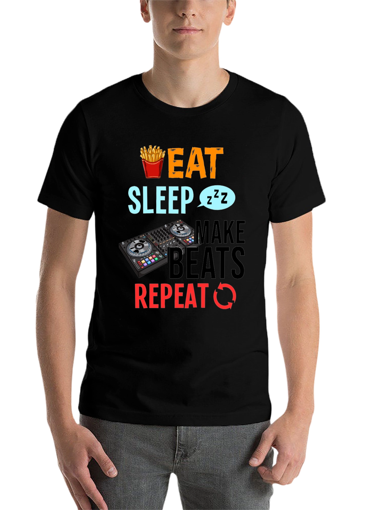 Eat Sleep Make Beats DJ T-Shirt
