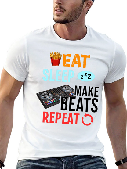 Eat Sleep Make Beats DJ T-Shirt
